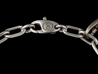 Santos de cartier charm bracelet in 18ct white gold, with diamond charms, weight: 37,8 g (+) - afbeelding 7 van  18