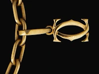 Santos de cartier charm bracelet in 18ct yellow gold, with diamond charms, weight: 46,3 g (+) - afbeelding 12 van  16