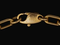 Santos de cartier charm bracelet in 18ct yellow gold, with diamond charms, weight: 46,3 g (+) - afbeelding 14 van  16