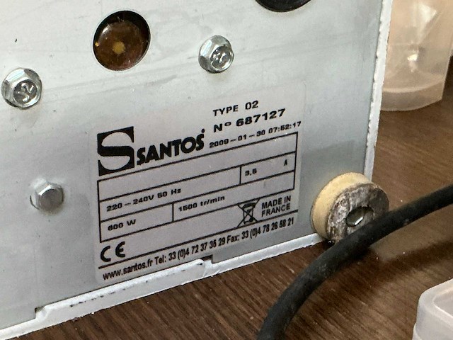 Santos type 02 kaasraspmachine - afbeelding 2 van  2