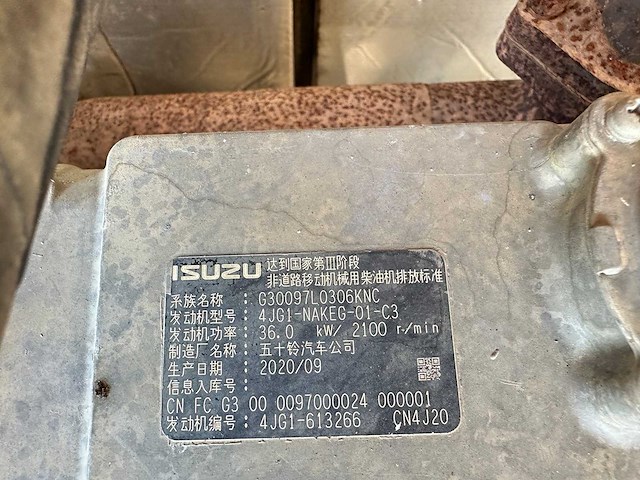 Sany - 2020 - sy55c - midigraafmachine - afbeelding 32 van  42