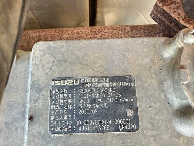Sany - 2020 - sy55c - midigraafmachine - afbeelding 26 van  42