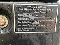 Sany - 2022 - sy80u - midigraafmachine - afbeelding 9 van  42