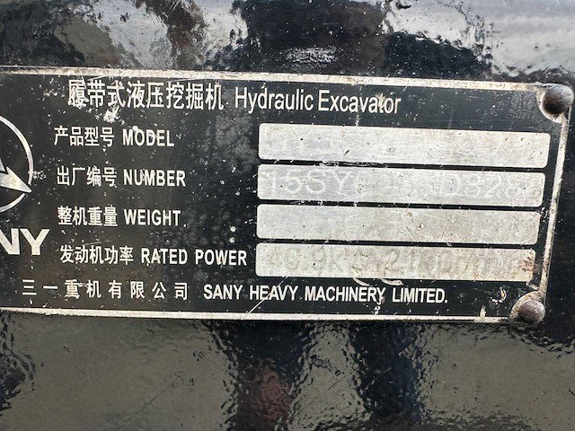 Sany - sy55c - midigraafmachine - afbeelding 22 van  42