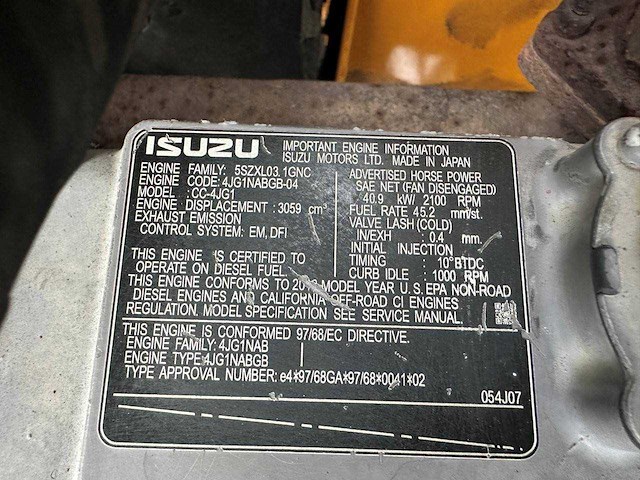 Sany - sy55c - midigraafmachine - afbeelding 25 van  42