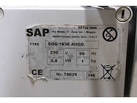 Sap - 2009 - sog/1830 anod. - lintzaagmachine - afbeelding 6 van  6