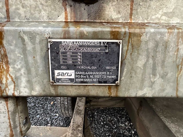 Saris 3000kg caravan - afbeelding 20 van  22