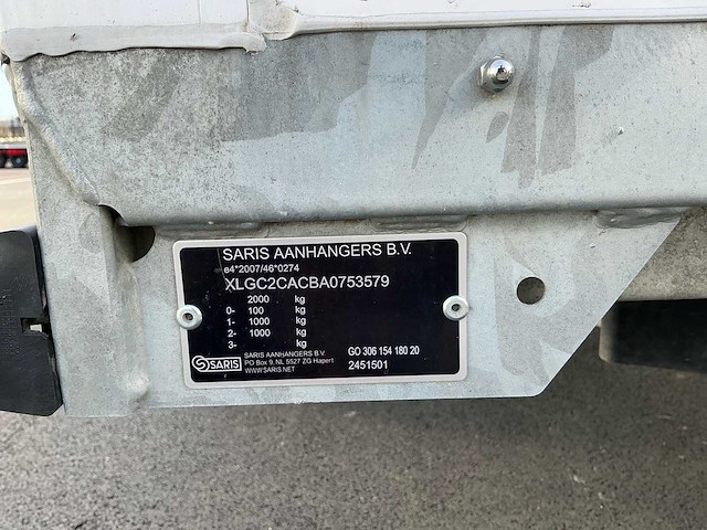 Saris aanhangwagen - afbeelding 3 van  16