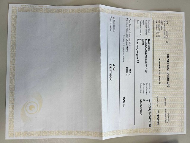 Saris aanhangwagen - afbeelding 5 van  16