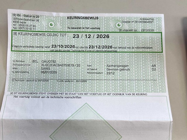 Saris aanhangwagen - afbeelding 7 van  16