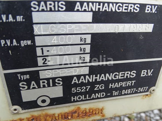Saris bagagerektrailer - afbeelding 4 van  13