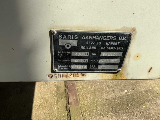 Saris camping aanhangwagen - afbeelding 5 van  5