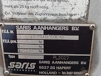 Saris p30a wagontrailer - dubbelassige – 2.700 kg - afbeelding 6 van  10