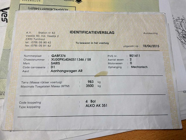 Saris pk40a kipper aanhangwagen - afbeelding 11 van  21