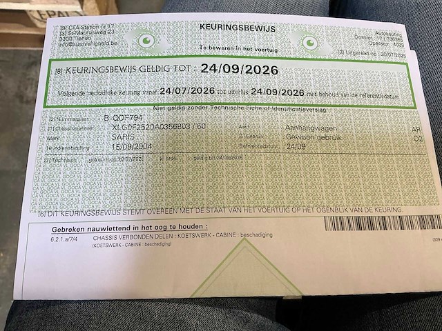 Saris sa2000 aanhangwagen - afbeelding 12 van  21
