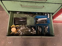 Sarralle 7-laden werkplaatskast met inhoud - afbeelding 3 van  4