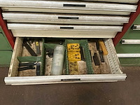 Sarralle 9-laden werkplaatskast met inhoud - afbeelding 8 van  8