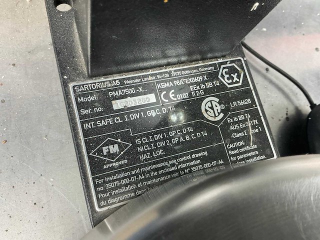 Sartorius pma7500x verf afweegstation - afbeelding 4 van  7