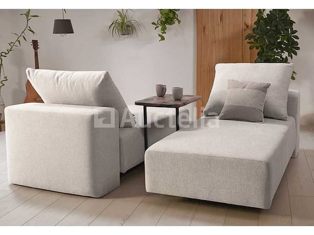 Sasa - modulaire slaapbank - lounge bank - bed: 1600 x 2020 mm - afbeelding 4 van  9