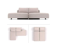 Sasa - modulaire slaapbank - lounge bank - bed: 1600 x 2020 mm - afbeelding 5 van  9