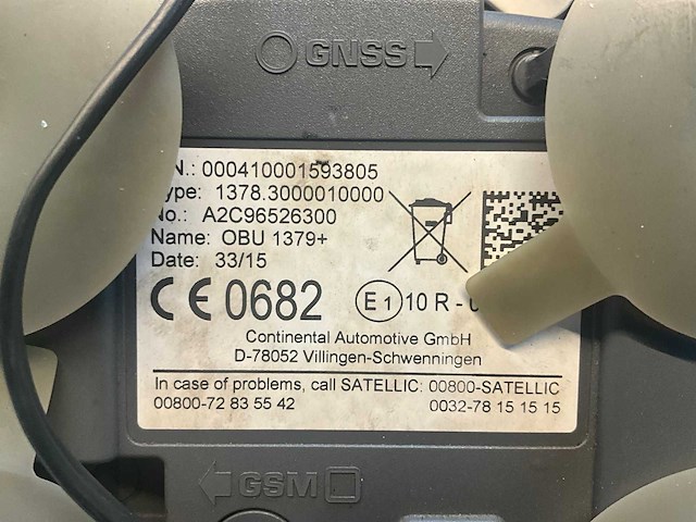 Satellic obu 1379+ tolkastje voor vrachtwagens - afbeelding 5 van  7