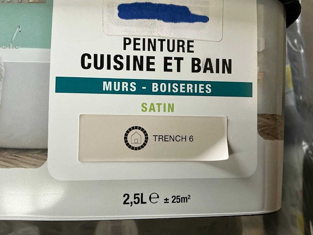 Satijn ketel muurverf keuken en badkamer (105x) - afbeelding 2 van  4