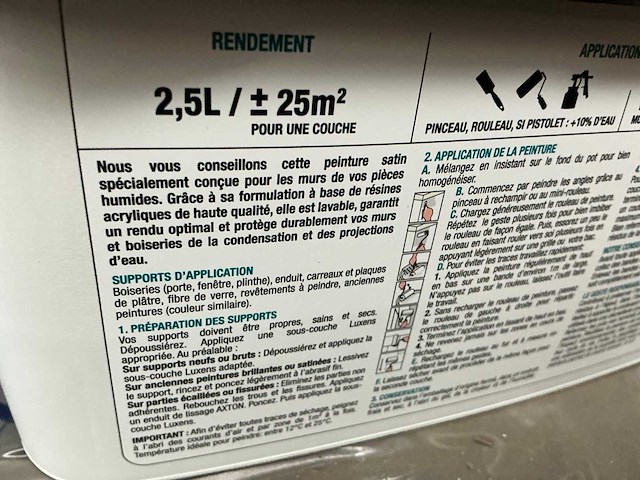 Satijn ketel muurverf keuken en badkamer (105x) - afbeelding 3 van  4