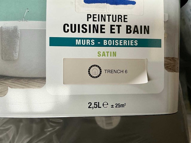 Satijn ketel muurverf keuken en badkamer (105x) - afbeelding 2 van  4
