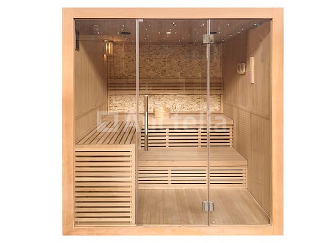 Sauna - prisma 220x220x210cm - afbeelding 1 van  3