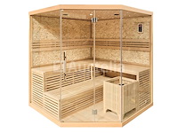 Sauna - prisma 220x220x210cm - afbeelding 1 van  3