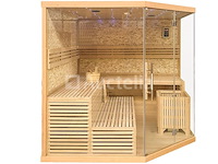 Sauna - prisma 220x220x210cm - afbeelding 2 van  3