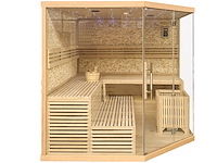 Sauna - prisma 220x220x210cm - afbeelding 2 van  3