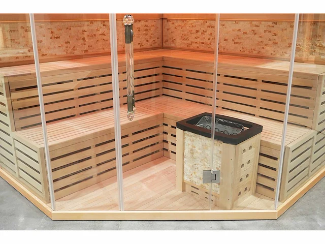 Sauna - vonato - 0 - prisma met kachel - afbeelding 5 van  10