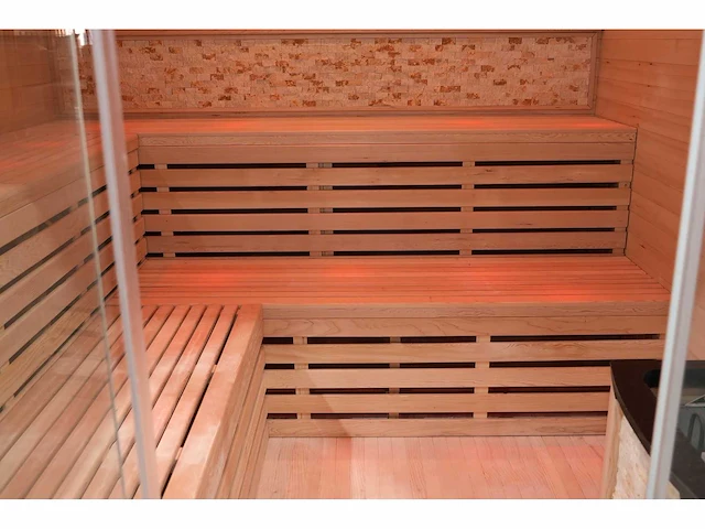 Sauna - vonato - 0 - vierkant met kachel - afbeelding 4 van  9