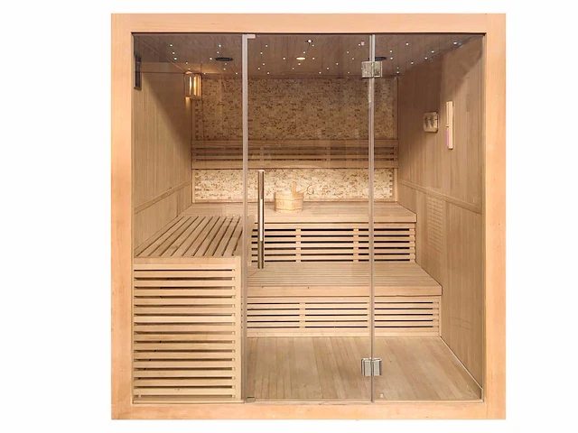 Sauna - vonato - terano - 0 - prisma met kachel - afbeelding 2 van  4