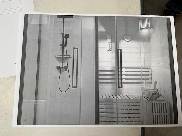 Sauna & douche sauna - afbeelding 1 van  5