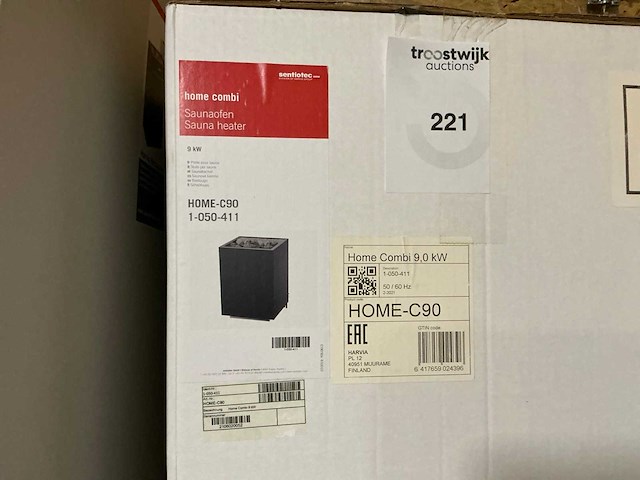 Sauna kachel - afbeelding 2 van  2