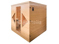 Sauna met kachel - rechthoekig 206x183 cm - afbeelding 3 van  4