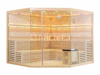 Sauna nordic stone prisma 220x220x210cm - prisma - afbeelding 6 van  16
