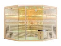 Sauna nordic stone prisma 220x220x210cm - prisma - afbeelding 8 van  16