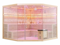 Sauna nordic stone prisma 220x220x210cm - prisma - afbeelding 9 van  16