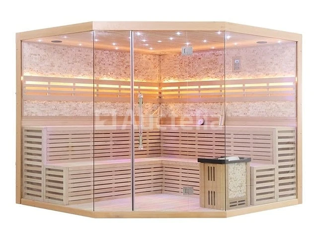 Sauna nordic stone prisma 220x220x210cm - prisma - afbeelding 14 van  16