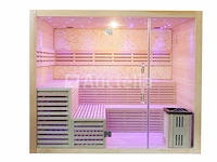 Sauna nordic stone square 220x220x210cm - vierkant - afbeelding 5 van  17
