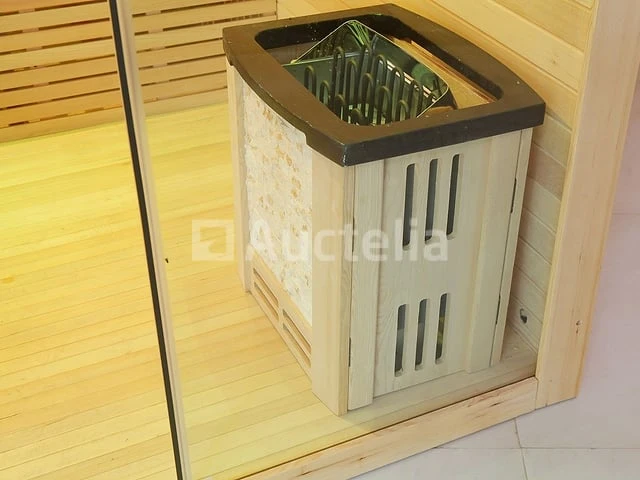 Sauna nordic stone square 220x220x210cm - vierkant - afbeelding 7 van  17