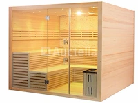Sauna nordic stone square 220x220x210cm - vierkant - afbeelding 9 van  17