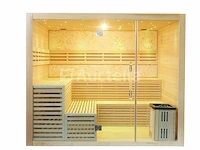 Sauna nordic stone square 220x220x210cm - vierkant - afbeelding 13 van  17