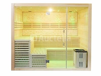 Sauna nordic stone square 220x220x210cm - vierkant - afbeelding 14 van  17