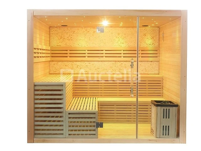 Sauna nordic stone square 220x220x210cm - vierkant - afbeelding 17 van  17