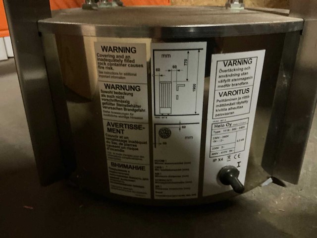 Sauna oven tower heater (2x) - afbeelding 5 van  5