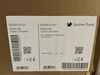 Saunier duval sdbh1-065snwi airconditioning binnenunit (2x) - afbeelding 2 van  3